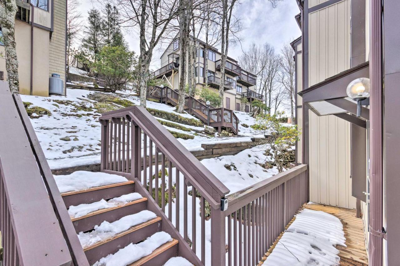 Beech Mountain Retreat With Pool Access Near Slopes! Villa Bagian luar foto
