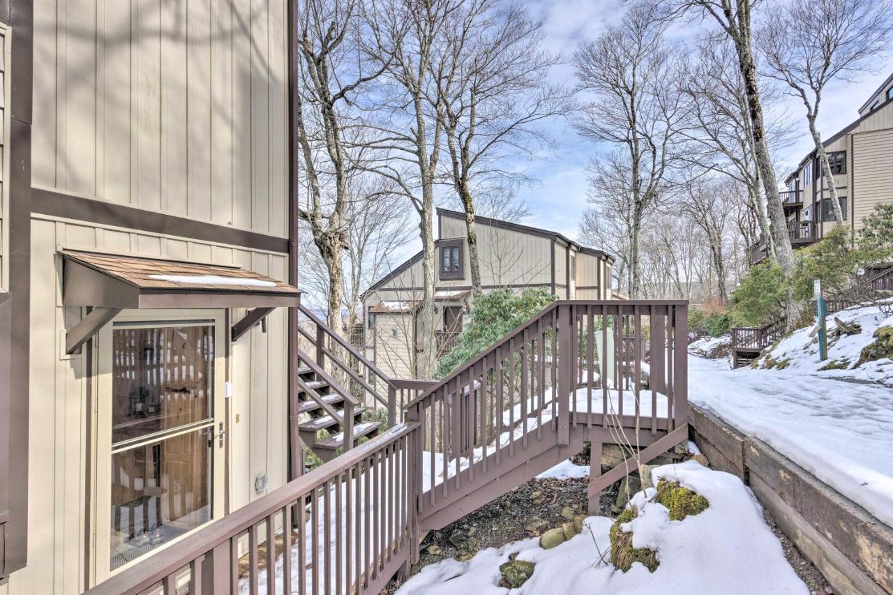 Beech Mountain Retreat With Pool Access Near Slopes! Villa Bagian luar foto